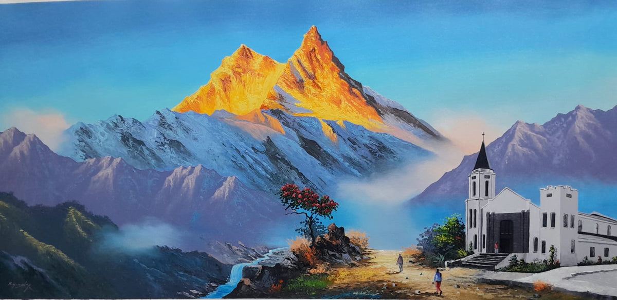 Manaslu Landscape Painting