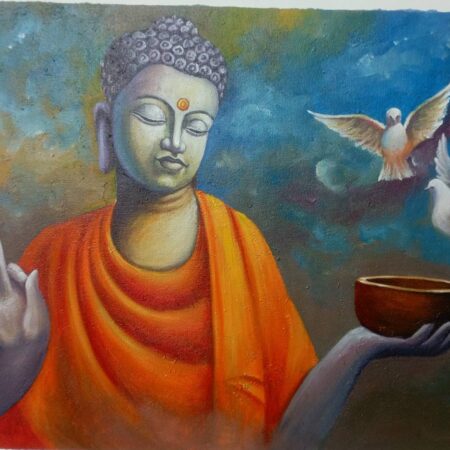 Enlightenment-buddha-art-on-canvas