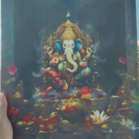 Ganesh Paudha Painting Art